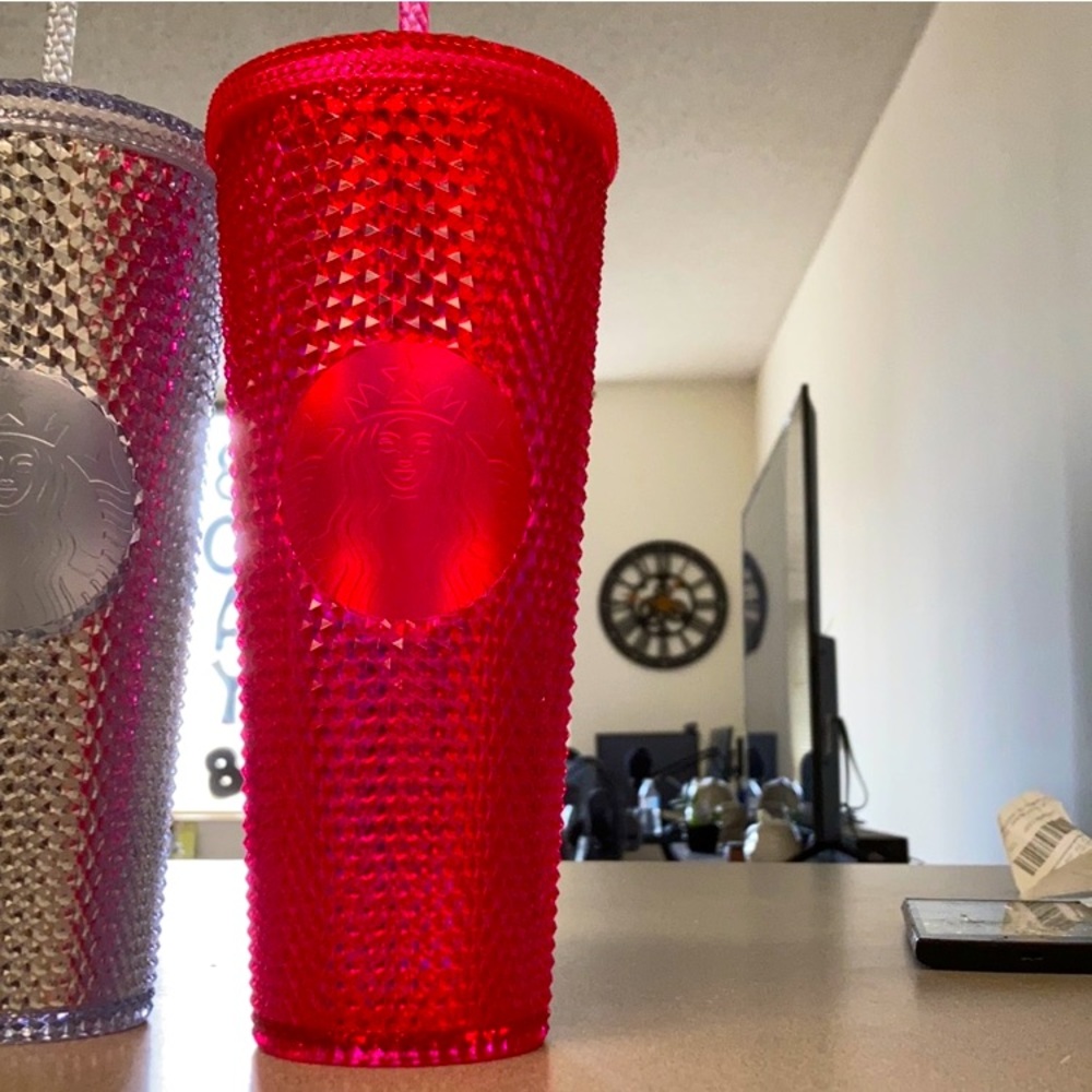 Starbucks Neon Pink Studded Tumbler